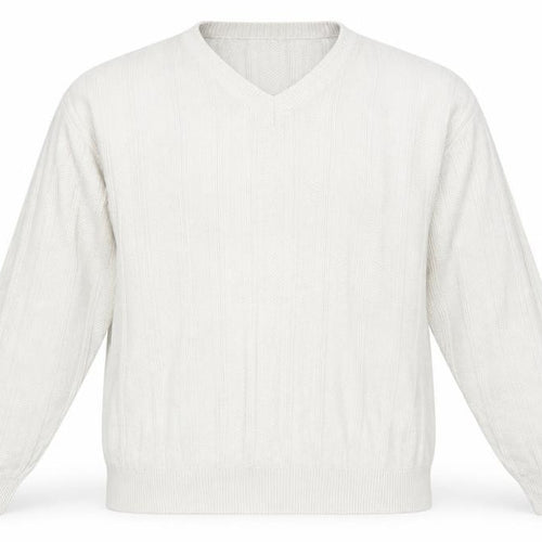 Marks and Spencer Mens Grey V-Neck Acrylic Pullover Jumper Size XL