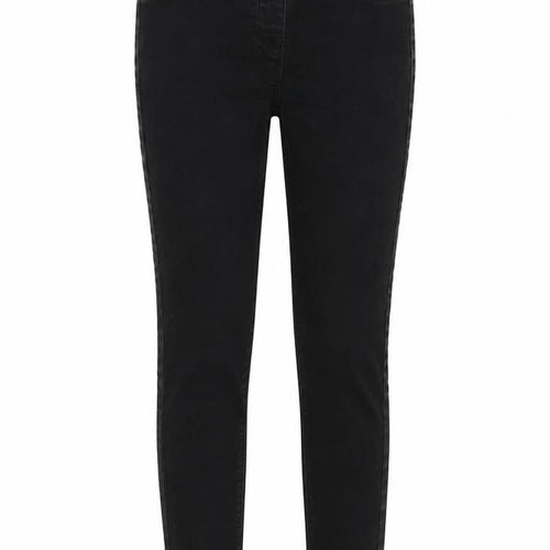 NEXT Girls Black Cotton Skinny Jeans Size 11 Years Regular Button
