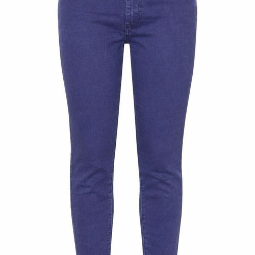 Topshop Womens Blue Cotton Skinny Jeans Size 28 in L26 in Regular Zip