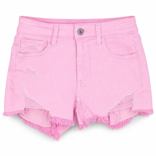 American Outfitters Womens Pink 100% Cotton Hot Pants Shorts Size 4 L10 in Regular Zip