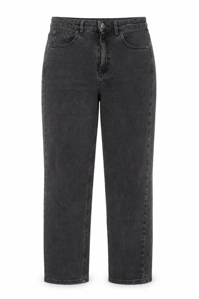 ASOS Womens Black Cotton Straight Jeans Size 26 in L32 in Regular Button