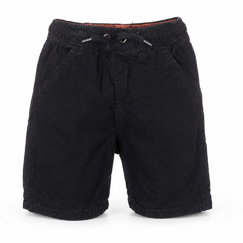 George Boys Black Cotton Bermuda Shorts Size 4-5 Years Regular Drawstring