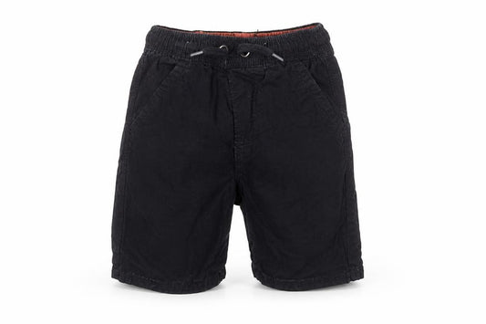 George Boys Black Cotton Bermuda Shorts Size 4-5 Years Regular Drawstring