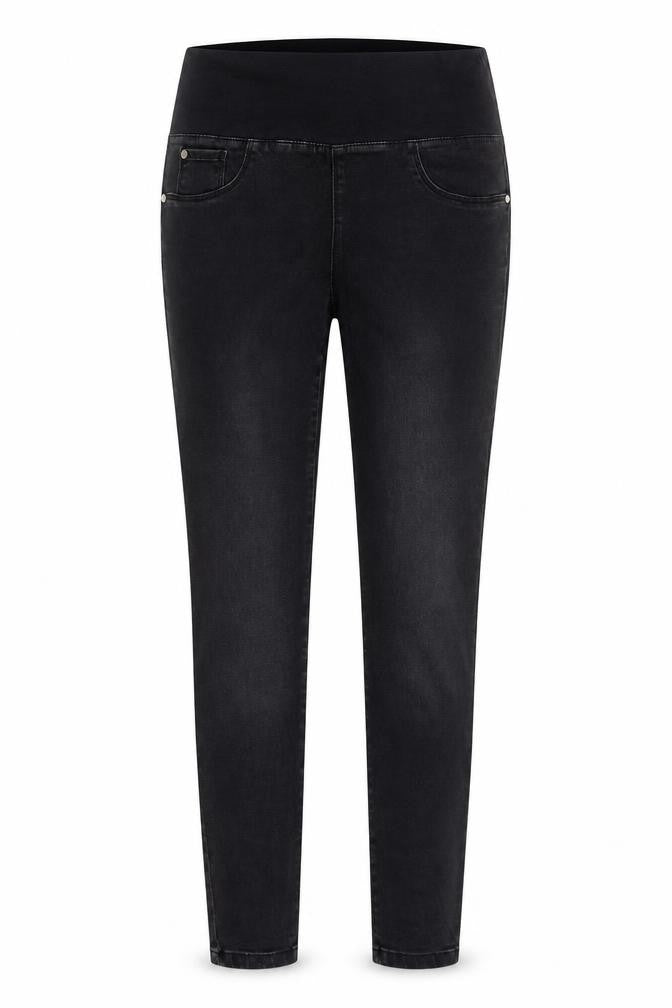 Papaya Womens Black Cotton Jegging Jeans Size 8 L27 in Regular