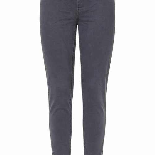 H&M Womens Grey Cotton Skinny Jeans Size 8 L29 in Regular