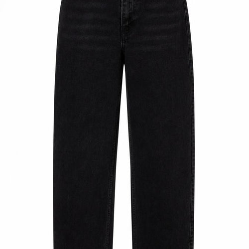 Weekday Womens Grey Cotton Mom Jeans Size 24 in L32 in Regular Button
