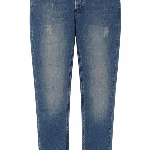 Therapy Womens Blue Cotton Skinny Jeans Size 10 L26 in Regular Button