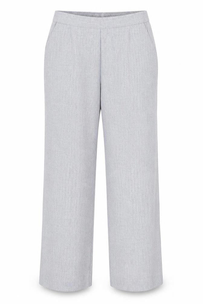 Autonomy Womens Grey Herringbone Polyester Dress Pants Trousers Size 14 L26 in Regular