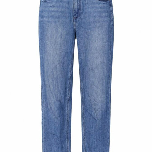 ASOS Womens Blue Cotton Straight Jeans Size 25 in L30 in Regular Zip