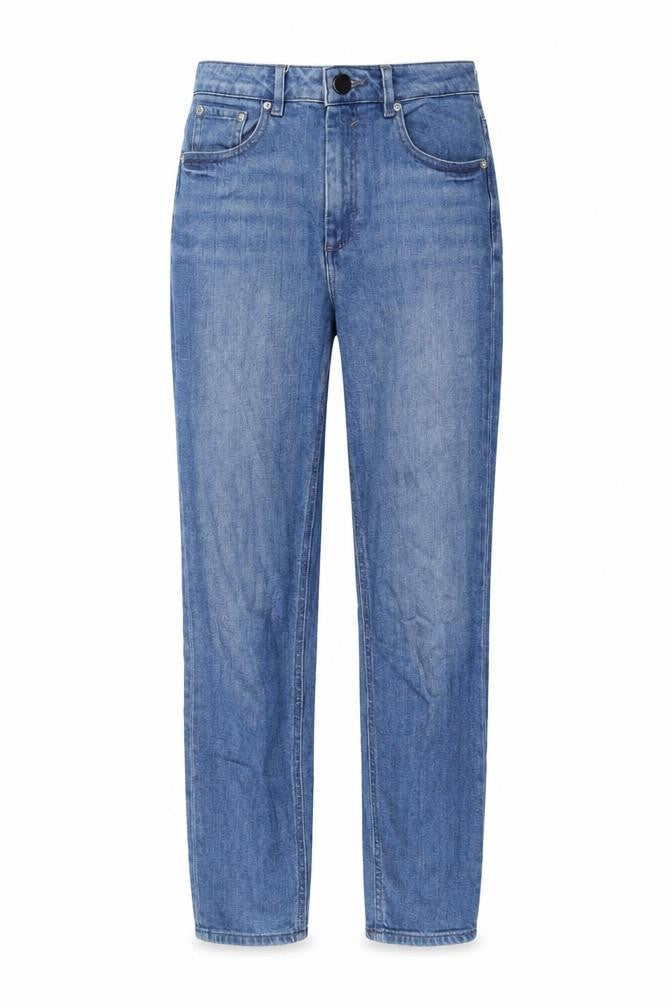 ASOS Womens Blue Cotton Straight Jeans Size 25 in L30 in Regular Zip