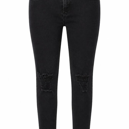 Hera Womens Grey Cotton Skinny Jeans Size 32 in L28 in Regular Button
