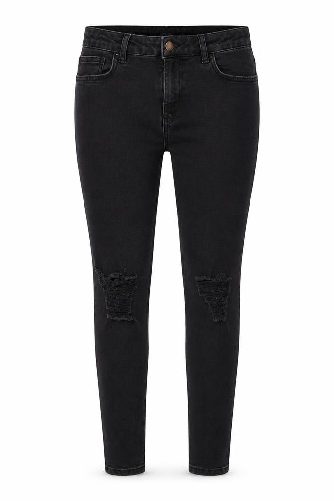 Hera Womens Grey Cotton Skinny Jeans Size 32 in L28 in Regular Button