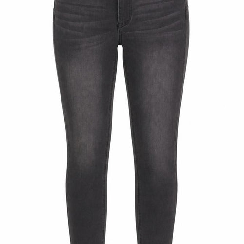 Nutmeg Womens Grey Cotton Skinny Jeans Size 8 L31 in Regular Button