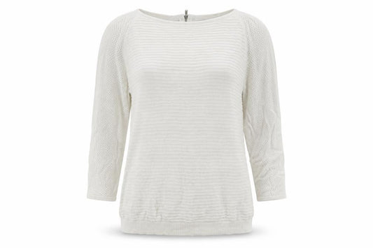Front view of Paper Berry women’s white polyester basic t-shirt, size UK 10, round neck