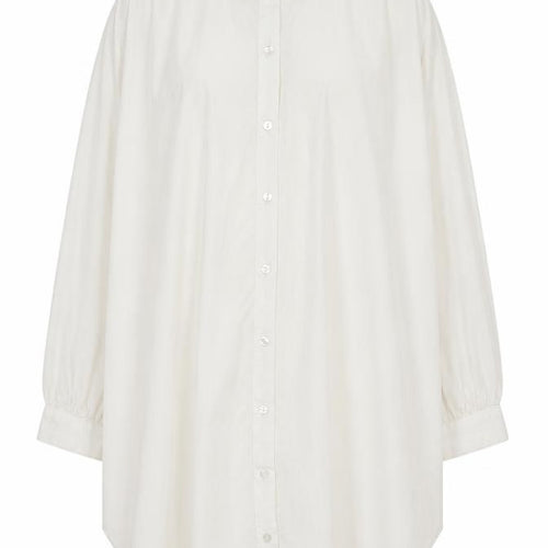 Apricot Mens White Polyester Button-Up Size M Collared Button