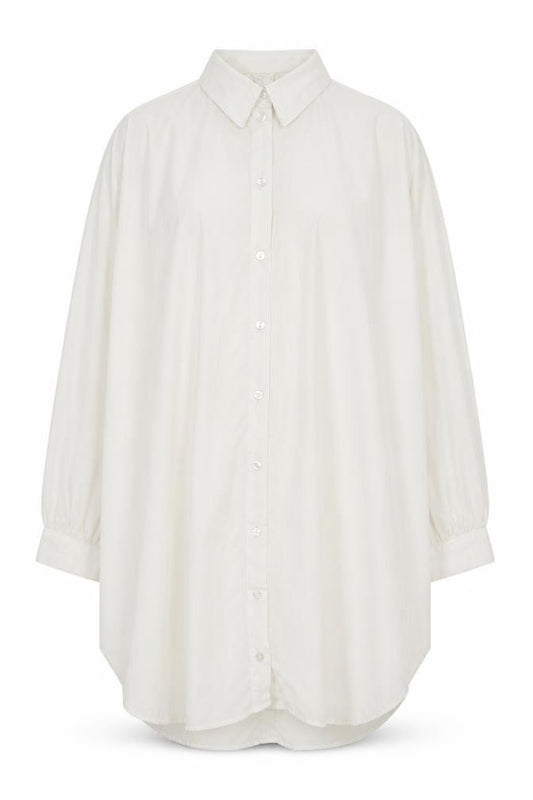 Apricot Mens White Polyester Button-Up Size M Collared Button