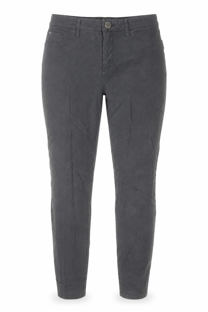 River Island Womens Grey Cotton Skinny Jeans Size 6 L25 in Regular Button