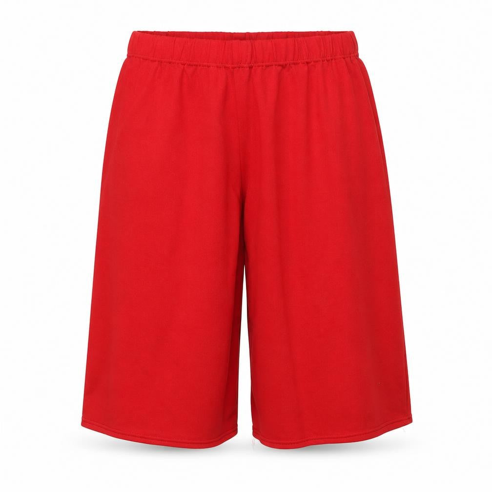 Preworn Womens Red Polyester Culotte Shorts Size 34 in L17 in Regular
