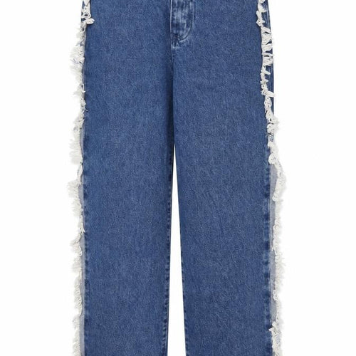 Boohoo Womens Blue Cotton Mom Jeans Size 6 L28 in Regular Button