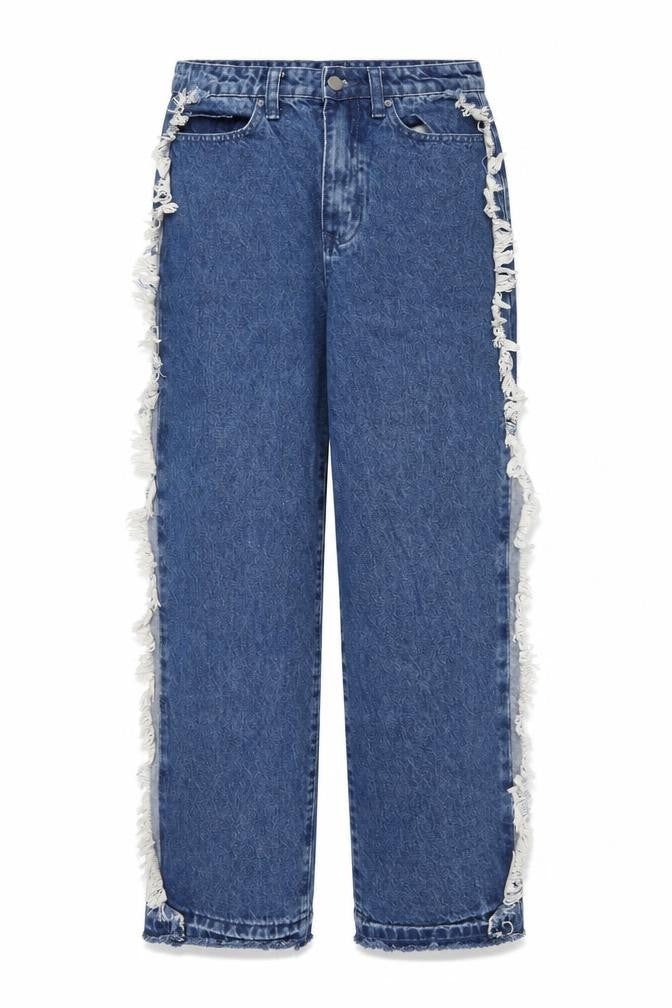 Boohoo Womens Blue Cotton Mom Jeans Size 6 L28 in Regular Button