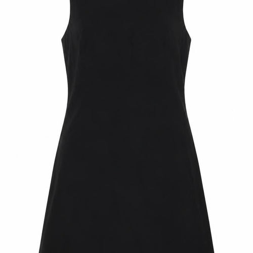 Country Road Womens Black Polyester A-Line Size 8 Boat Neck Zip
