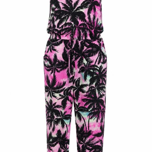 F&F Womens Multicoloured Geometric Viscose Jumpsuit One-Piece Size 6 L27 in Pullover