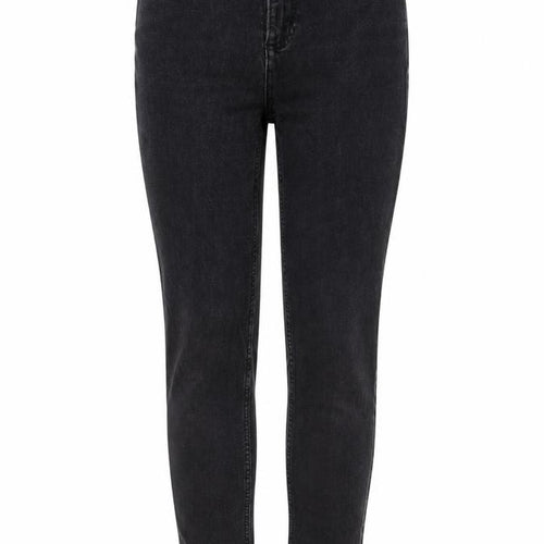 Marks and Spencer Womens Grey Cotton Skinny Jeans Size 8 L27 in Regular Button