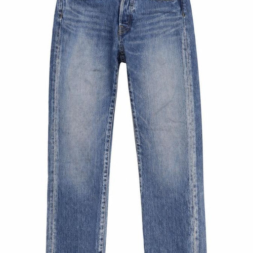 Balcony and Bed Womens Blue Cotton Straight Jeans Size S L27 in Regular Button