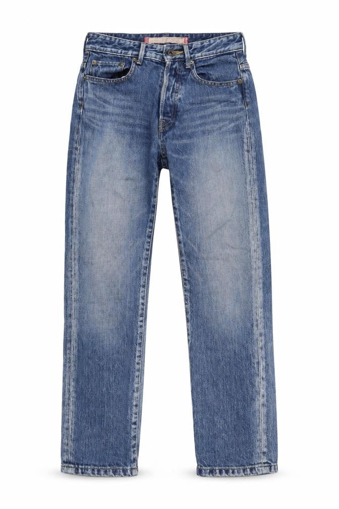Balcony and Bed Womens Blue Cotton Straight Jeans Size S L27 in Regular Button