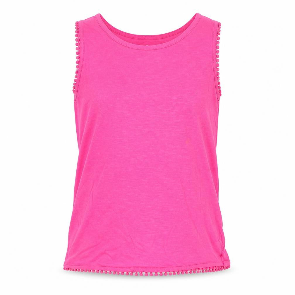 Pepperts Girls Pink Cotton Basic T-Shirt Size 10 Years Round Neck Pullover - 10-12 Years