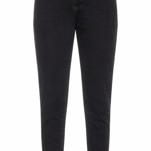 Denim & Co. Womens Black Cotton Skinny Jeans Size 8 L27 in Regular Button