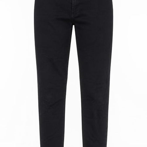 Denim & Co. Womens Black Cotton Skinny Jeans Size 12 L25 in Regular Button