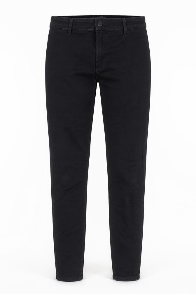 Denim & Co. Womens Black Cotton Skinny Jeans Size 12 L25 in Regular Button
