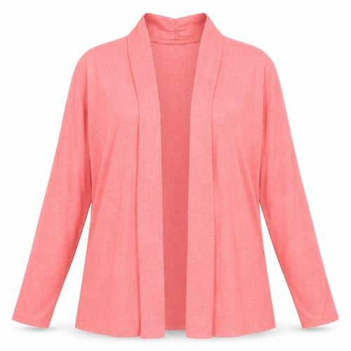 Ethel Austin Womens Pink Cotton Cardigan Sweatshirt Size M
