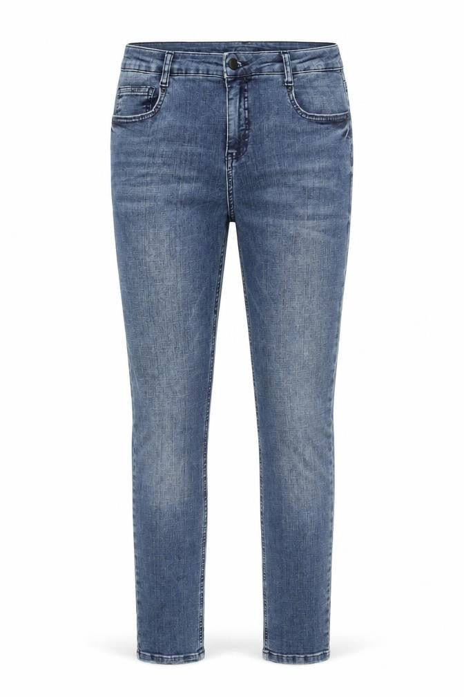 Preworn Womens Blue Polyester Skinny Jeans Size 32 in L29 in Regular Zip