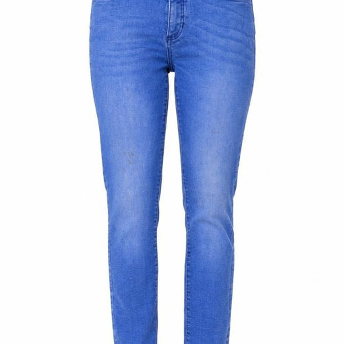 Cherokee Womens Blue Cotton Skinny Jeans Size 8 L29 in Regular Button