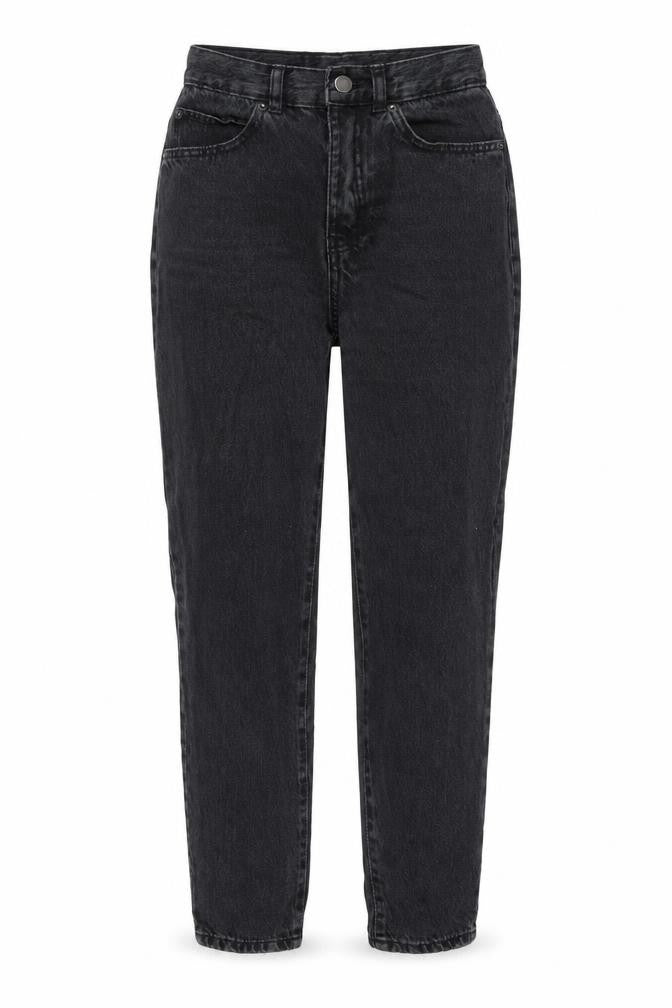 Dr. Denim Womens Grey Cotton Mom Jeans Size 24 in L30 in Regular Button
