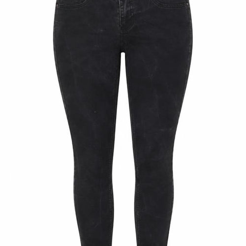 New Look Womens Grey Cotton Skinny Jeans Size 8 L27 in Regular Button
