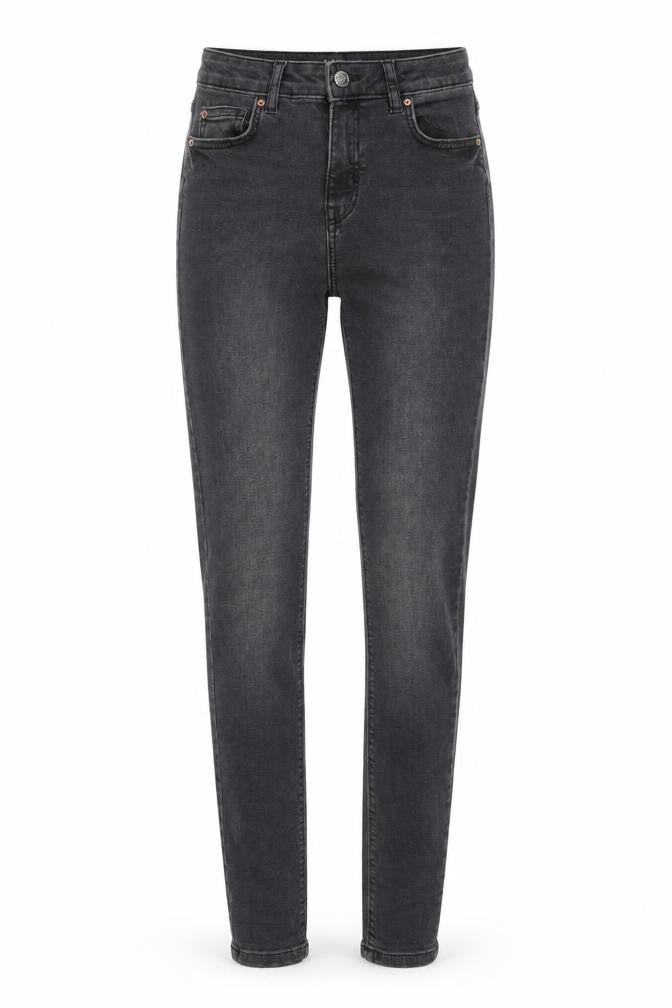 Denim & Co. Womens Grey Cotton Skinny Jeans Size 8 L31 in Regular Button