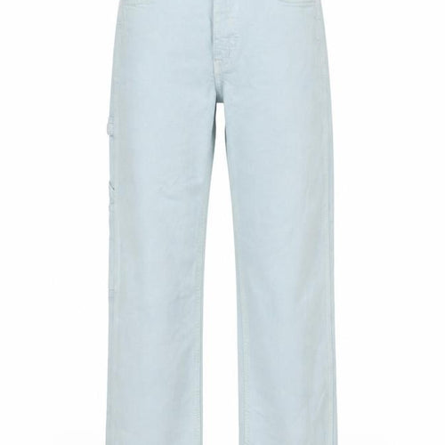 Zara Womens Blue Cotton Straight Jeans Size XS L29 in Regular Button
