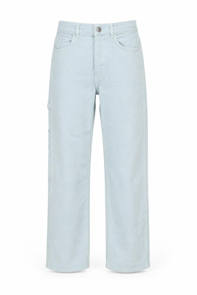 Zara Womens Blue Cotton Straight Jeans Size XS L29 in Regular Button