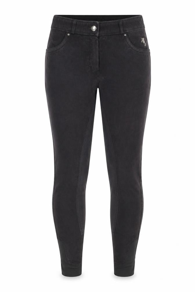 Cavallino Womens Grey Cotton Jegging Jeans Size 10 L27 in Regular Button