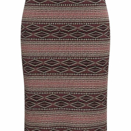 Dorothy Perkins Womens Multicoloured Geometric Viscose A-Line Skirt Size 8