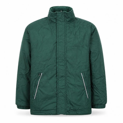 Snowgoose Boys Green Windbreaker Coat Size 7-8 Years Zip