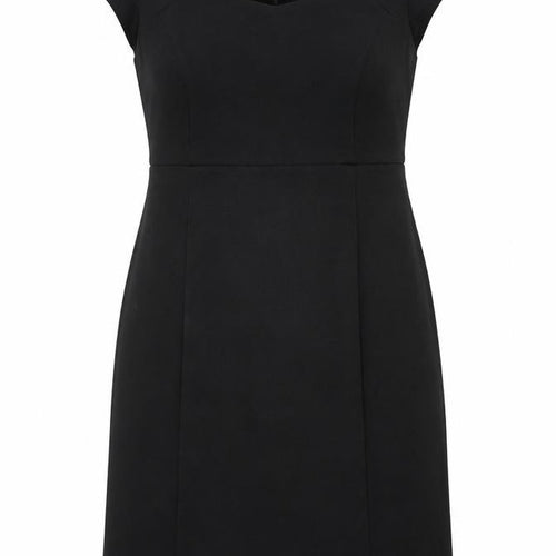 JoJo Maman Bébé Womens Black Viscose A-Line Size 14 Square Neck Zip