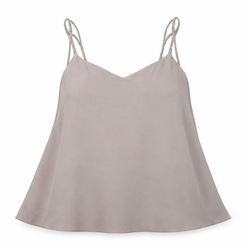Urban Mist Womens Grey Viscose Camisole Tank Size 10 V-Neck