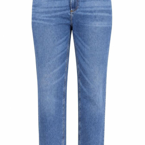 ASOS Womens Blue Cotton Straight Jeans Size 36 in L32 in Regular Zip