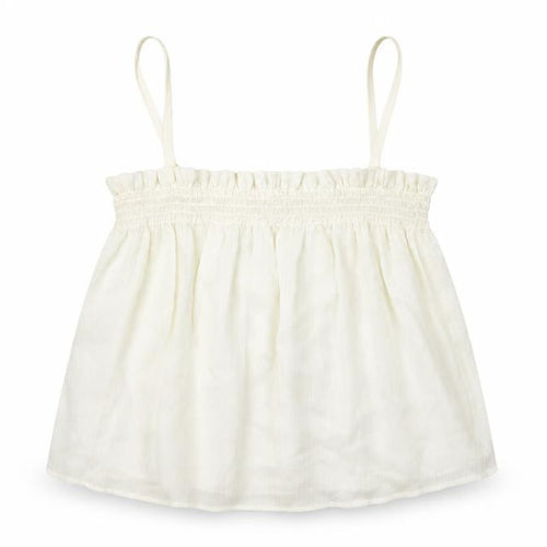 Mango Womens White Polyester Camisole T-Shirt Size M Square Neck