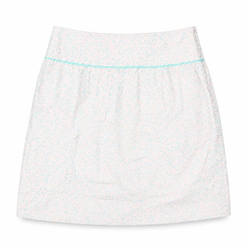 MK Womens Multicoloured Geometric Cotton A-Line Skirt Size 14 Zip