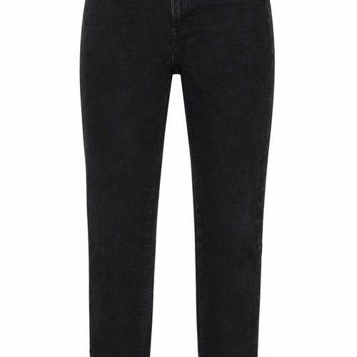 Skinny&Denim Womens Black Cotton Straight Jeans Size 30 in L29 in Regular Zip